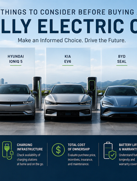 Essential Things to Consider Before Buying a Fully Electric Car