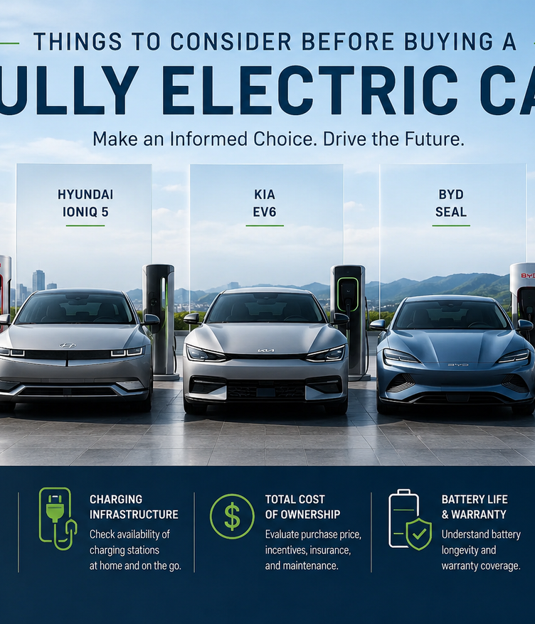 Essential Things to Consider Before Buying a Fully Electric Car
