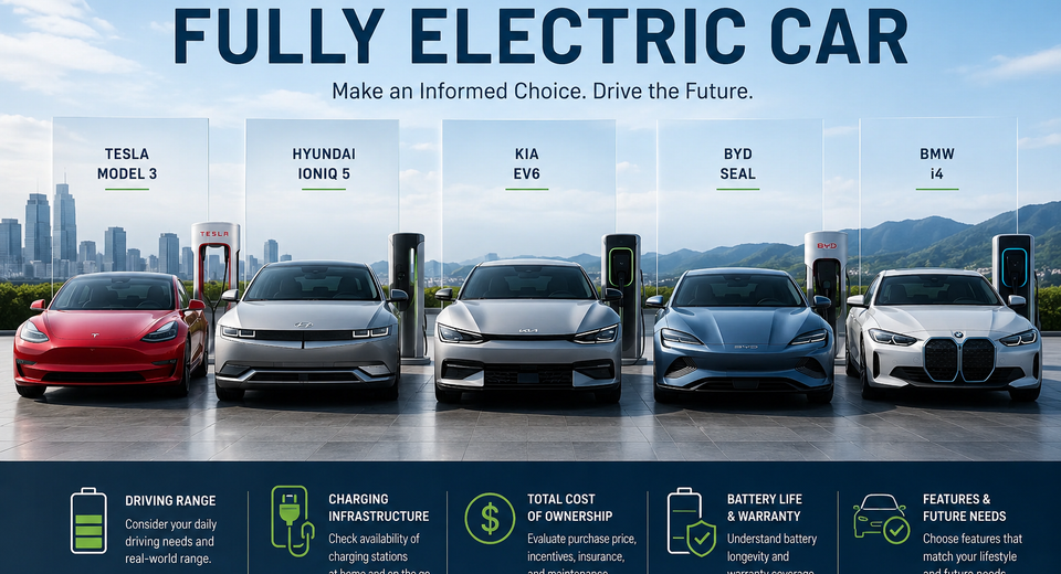 Essential Things to Consider Before Buying a Fully Electric Car